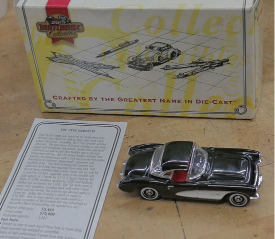 Picture of Matchbox Oldies But Goodies Collection - 1956 Chevrolet Corvette DYG06 WITH COA . NEW. COLLECTIBLE WITH COA. BOX.