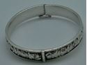 Picture of Flower filigree antique sterling silver 925 bracelet 20.3 Grams Pre-Owned 