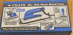 Picture of Crain 905 Carpet Seam Iron Heat Bond Iron New Sealed  