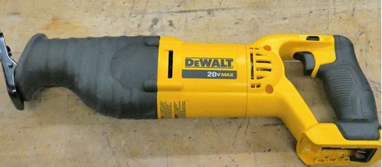 Picture of DEWALT DCS381B 20V Li-ion Cordless Reciprocating Saw DCS381 **Tool Only* USED.TESTED. IN A GOOD WORKING ORDER. VERY GOOD CONDITION .