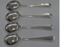 Picture of Set of 4 Gorham Sterling Silver Soup Spoons 138.6 grams Pre Owned. Very Good Condition. 