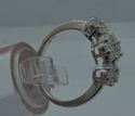 Picture of 14kt white gold ring with 0.75 carat of  round diamonds; 3.7 grams; size 7.5 mint condition. 