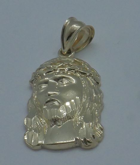 Picture of 10kt yellow gold "Jesus" pendant 2.5 grams pre owned. very good condition. 842781-2.