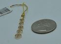 Picture of 14kt yellow gold drop down pendant with 5 diamonds 1 grams 826705-3