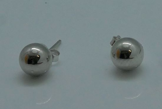 Picture of 14kt white gold studs 0.3 grams 846973-1