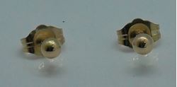 Picture of 14kt yellow gold stud earrings 0.4 grams 843351-2