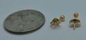 Picture of 14kt yellow gold stud earrings 0.4 grams 843351-2