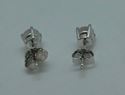 Picture of 14kt white gold studs 0.8 grams with 2 diamonds (0.50pts) 792975-1