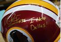 Picture of WASHINGTON REDSKINS SIGNED TEAM REPLICA NFL HELMET WITH COA COLLECTIBLE.  VERY GOOD CONDITION. 