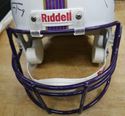 Picture of Riddel Helmet signed by 8 Ravens Players NEW ORLEANS Super Bowl XLVII 02.03.13 with COA ICON MEMORABILIA certificate # 12048.  signed by Dennis Pitta , Justin Tucker, Halotu Ngata, Ray Rice,Torrey Smith, Terrell Suggs, Ed Reed, Ray Lewis  good condition. 