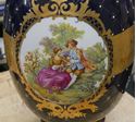 Picture of Very Rare, Vintage Limoges Fragonard Large 16x12." Egg With Wood Base mint condition. antique. 