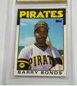 Picture of Barry Bonds 1986 Topps Traded #11T GAME USED PANTS  270/500 10 GEM MT Mint Condition