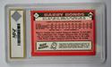 Picture of Barry Bonds 1986 Topps Traded #11T GAME USED PANTS  270/500 10 GEM MT Mint Condition